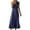Blue, variant on Miluxas Dress for Women Sleeveless Button Down Shirt Dress V Neck Casual A-Line Midi Dresses Beach Tank Dress Swing Sundress Yellow XL(XL)
