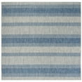 thumbnail image 5 of SAFAVIEH Courtyard Paul Striped Indoor/Outdoor Runner, 2'3" x 12', Grey/Navy, 5 of 8