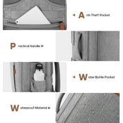 UKEIN Travel Backpack for Men & Women Carry On Backpack Flight Approved 40L Waterproof Anti-Theft Personal Item Backpack with Packing Cubes and Shoe Pocket