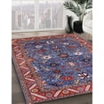 thumbnail image 3 of Ahgly Company Machine Washable Indoor Square Industrial Modern Gunmetal Gray Area Rugs, 3' Square, 3 of 7