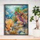 thumbnail image 4 of 5D DIY pintura de diamante redondo completo decoración del hogar arte artesanal, 4 of 9