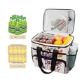 thumbnail image 2 of FORMRS Insulated Cooler Bag 24 Cans Capacity Soft Leakproof Lunch Box with Side Pockets, Warm Autumn Day, 2 of 7