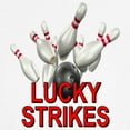 thumbnail image 3 of CafePress - Lucky Strikes Ringer T - 100% Cotton Ringed T-Shirt, 3 of 4