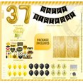 thumbnail image 2 of 37th Birthday Decoration Black and Gold for Boy & Girl, 37th Cake Topper, 37th Party Supplies for Her and Him, 37th Birthday Photo Props, 2 of 5