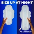 thumbnail image 6 of Always Ultra Thin Overnight Pads with Wings, Size 5, Extra Heavy Overnight Absorbency, 15 CT, 6 of 10