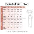 thumbnail image 7 of Fantaslook Pajamas Sets for Women Short Sleeve Henley Shirt and Pants With Drawstring Casual Lounge Wear Sets Summer Outfits, 7 of 7