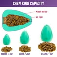 thumbnail image 4 of Chew King by Mammoth Large Natural Rubber Treat Toy, Durable Kibble Holder Dog Toy, 2-Pack, 4 of 7