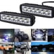thumbnail image 1 of 1PC 18W 6 LED Car LED Work Light DRL Spotlight High Bright Waterproof Auto Offroad SUV Truck Headlights Driving Lamp 12V, 1 of 5