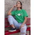 thumbnail image 2 of The Sun, Moons And Snakes Shaped T-Shirt Women -Image by Shutterstock, Female Small, 2 of 4