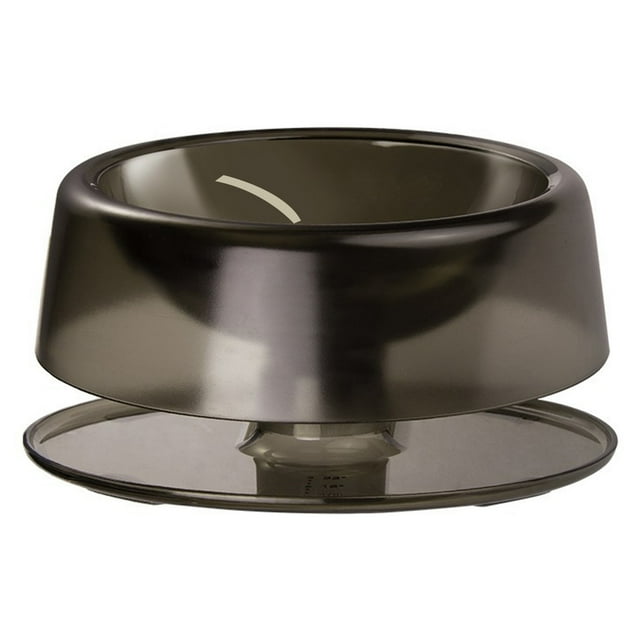 Comedero para mascotas de 420 ml de capacidad, apto para uso alimentario, ángulos ajustables, protección cervical, decoración inglesa, cuenco para perros, esmaltado en color negro.