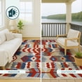 thumbnail image 4 of Addison Rugs Chantille Indoor/Outdoor Transitional Lodge Red Machine Washable Runner Rug, 2'3" x 7'6", 4 of 8