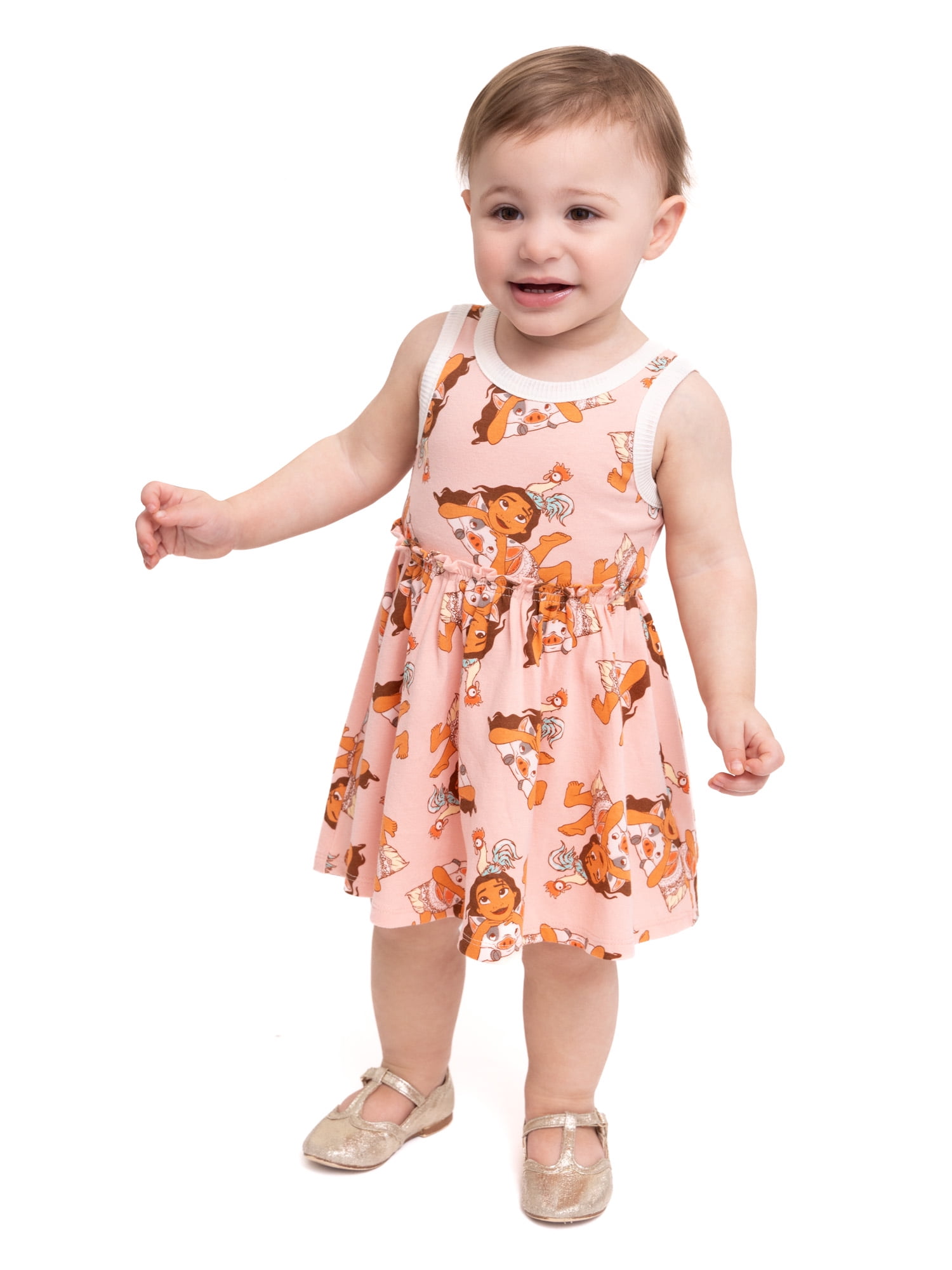 Moana Toddler Girls Tank Dress, Sizes 12M-5T