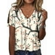 thumbnail image 1 of Blusa HOTYD con estampado floral bohemio para mujer, verano 2024, 4XL, 1 of 2
