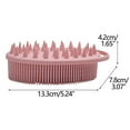 thumbnail image 3 of Baby Bath Brush, 8PCS Silicone Baby Cradle Cap Brush Body Scrubber Shower Massage Wash Brush Exfoliator Brush with Hanging Cord Bathing Brush, 3 of 5