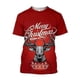 thumbnail image 1 of Nuevas camisetas para hombres con estampado de muñeco de nieve de Navidad en 3d, camisetas de manga corta Harajuku, ropa informal de verano para hombres, camiseta holgada de gran tamaño, 1 of 4