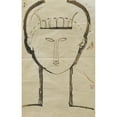 thumbnail image 3 of Amedeo Modigliani 13x18 Black Modern Framed Museum Art Print Titled - Head (circa 1913), 3 of 5
