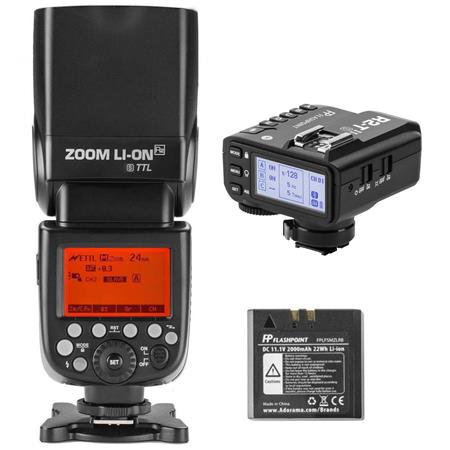 UPC: 0192223084841 | Zoom Li-on R2 VING V860IIs TTL On-Camera Flash Speedlight with X2 TTL Trigger Kit for Sony Cameras