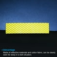 thumbnail image 4 of Uxcell Reflective Patch 1"x4", 4 Pcs Safety Appliques, Dark Yellow, 4 of 6