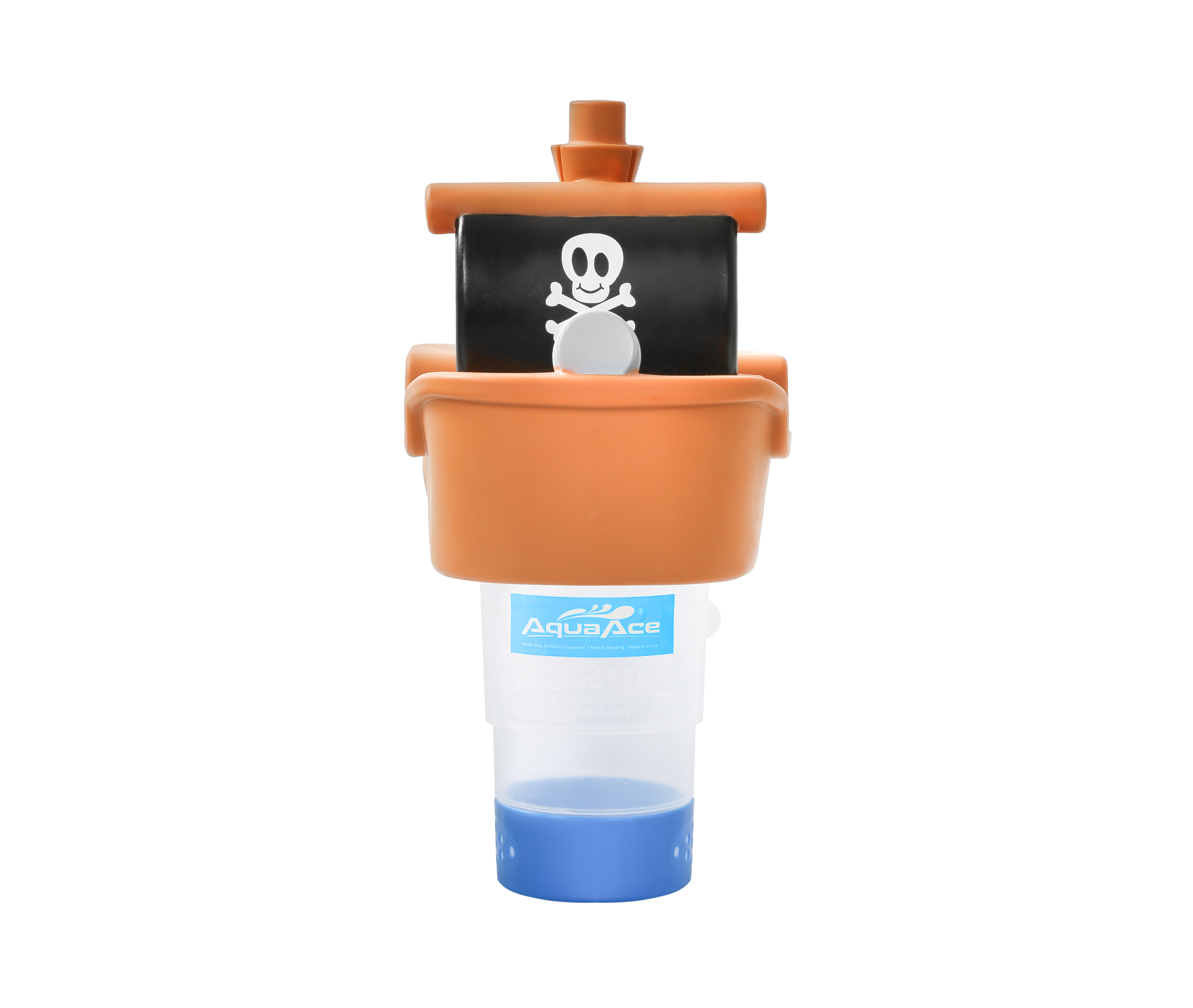 AquaAce Pirate Ship Chlorine Floater Dispenser