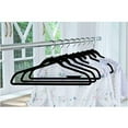 thumbnail image 4 of Velvet Non-Slip Hangers 1/8 Wide - 50 Pack Space Saving Design, Heavy Duty Hold, Thin Hangers (Black), 4 of 4