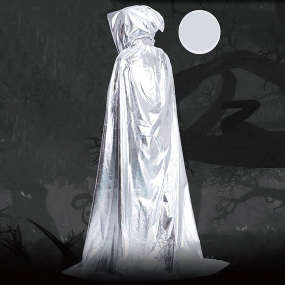 Gothic Style Cape Cloak for Fair Elegant Satin with Stand Collar Accessories
