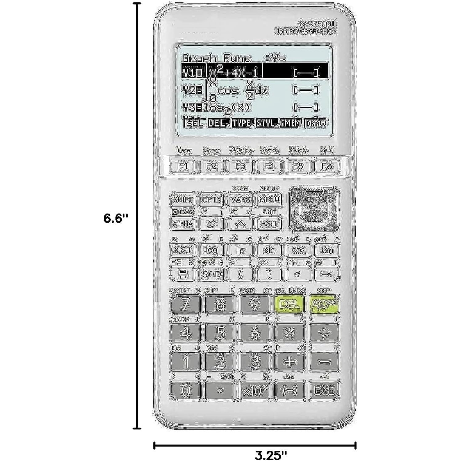 fx-9750GIII Graphing Calculator | Natural Textbook Display | Python Programming | Ideal for Exams, STEM & Advanced Math | White