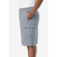 thumbnail image 3 of KingSize Men's Big & Tall Lightweight Jersey Cargo Shorts, 3 of 5