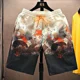thumbnail image 3 of Pantalones cortos para hombre con tablero gráfico de anime, pantalones cortos para hombre para playa a granel con elástico de hielo, ropa de calle de moda personalizada, nuevos pantalones 2024, 3 of 5