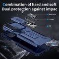 thumbnail image 5 of Allytech Rugged Case for Moto G Play 4G 2024, [Slide Camera Cover] [360° Rotating Kickstand] [Military Protection] [Magnetic Car Mount] Non-Slip Anti-Scratch Shockproof Heavy Duty Case - Blue, 5 of 8