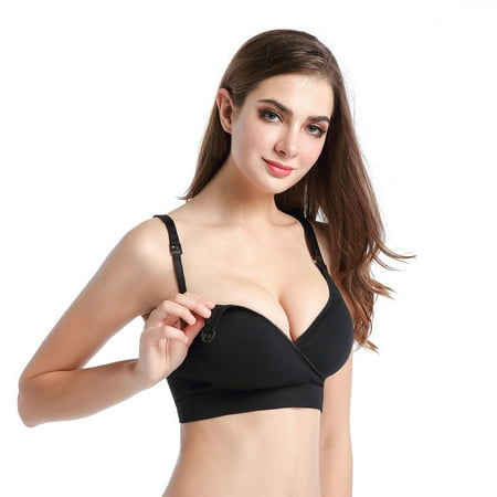 European and American maternity underwear wireless front buckle breast milk bra plus size nursing bra