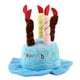 thumbnail image 3 of Baberos transpirables para mascotas toalla de Saliva bordada sombrero de cumpleaños Ehuebsd suministros para perros pañuelo para el cuello decoración de fiesta regalo para mascotas 1 Juego, 3 of 5