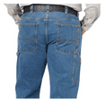 thumbnail image 6 of Blue Mountain FMB-1503 Men's Mid-Rise Denim Utility Jeans, Medium Wash, S38X32, 6 of 6