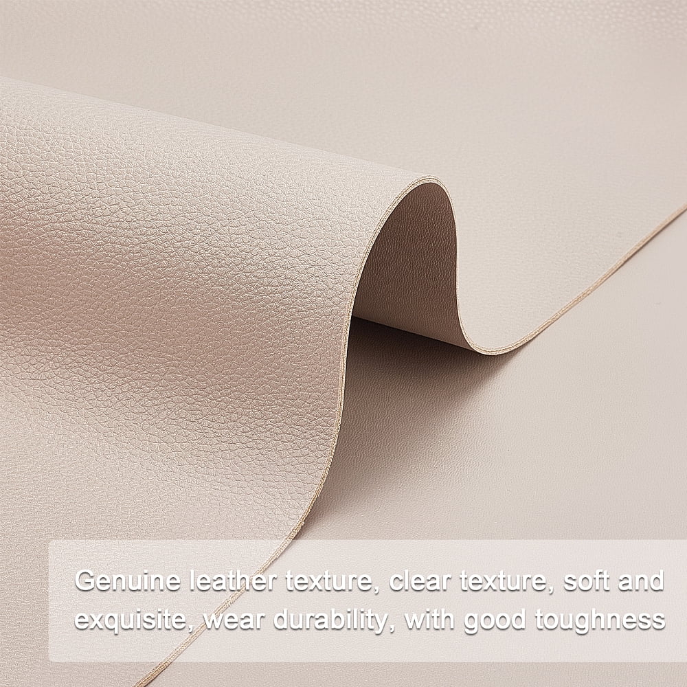Imitation Leather Fabric for Garment Accessories Gray 135x30x0.12cm
