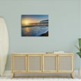 thumbnail image 3 of Stupell Sunlit Coastal Pier Ocean Foam Landscape Photography Gallery Wrapped Canvas Print Wall Art, 3 of 5