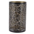 thumbnail image 2 of Black Lamp Shade, Metal Lamp Shade Detachable Modern Style Cylindrical Circular Pattern Hollow Carving Interventional Installation  for Table for E27 E26 Bulb, 2 of 8