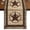 Brown, variant on Puerto Rico Flag Table Runner 36 Inches Long, Cotton Linen Table Runner Dresser Scarf, Modern Art Palm Tree American Flags Short Fabric Tablerunners for Dining Tables Wedding Holiday Party 13"x36"
