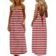 thumbnail image 3 of TaTaai Women's Casual Maxi Sundress Sleeveless Striped Backless Spaghetti Strap Flowy Summer Dress Long Beach Cover Up Dress Gift, 3 of 9