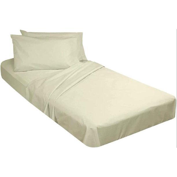 Cot Sheet and Pillow Case Set Perfect for Folding Guest Bed Frame
