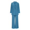 thumbnail image 3 of Puntoco Conjunto de traje de manga larga informal corto y holgado para mujer Puntoco Puntoco-5563, 3 of 7