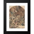 thumbnail image 2 of Edouard-Alexandre Odier 11x14 Black Modern Framed Museum Art Print Titled - Massacre De Nesle (1472) (19th Century), 2 of 5