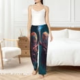 thumbnail image 6 of Lsque Abstract Botanical Heart Print Women's Pajama Pants, Lounge Pant - Comfortable Home Wear,Elastic Waistband, Stylish Design-XX-Large, 6 of 9