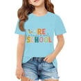 thumbnail image 3 of LILIYA First Day Of School Clothes for Girls In My Preschool Era Kindergarten Casual Casual Short Sleeve T-Shirt Girl Summer Clothes, 3 of 5