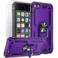thumbnail image 1 of Étui iPod Touch 7 pour Enfants, Étui iPod Touch 6, Étuis iPod Touch 5, Étui Antichoc Robuste avec Support pour Apple iPod Touch 7e/6e/5e Génération, Rouge, 1 of 8