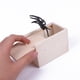thumbnail image 3 of Caja de broma de araña de madera, caja de goma para asustar hecha a mano, broma de plástico, broma divertida para Halloween, 3 of 5