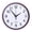 Pink, variant on DESIGNICE Wall Clock,Silent Sweep Movement Small Wall Clock,Eco-Friendly Wide Metal Frame Bathroom Clock,8",Gray