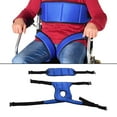 thumbnail image 1 of Wheelchair Slip Protective Breathable Adjustable Waist Leg Accessories Harness Restraint for Disabled Sliding , Blue, 1 of 8
