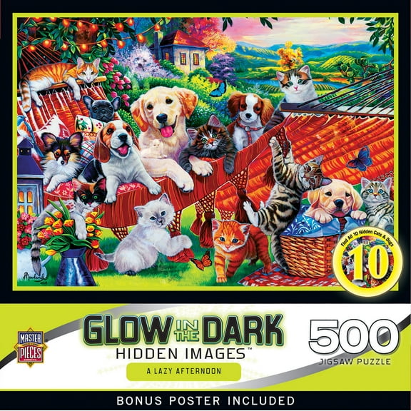 Glow in the Dark - A Lazy Afternoon 500 Piece Puzzle
