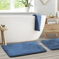 "Nestl Luxury Quick Dry Memory Foam Bath Mat, Microfiber, Absorbent