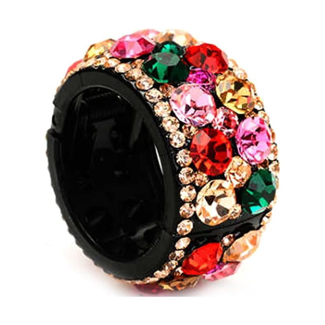 Pinces à Cheveux pour Femmes Filles Cristal Brillant Queue de Cheval Coloré Accessoires Coiffure Barrettes