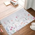 thumbnail image 5 of Floral Bath Mat Flower Bathroom Rugs Colorful Non-Slip Bath Rugs Super Soft Bath Rugs 16"x24", 5 of 8
